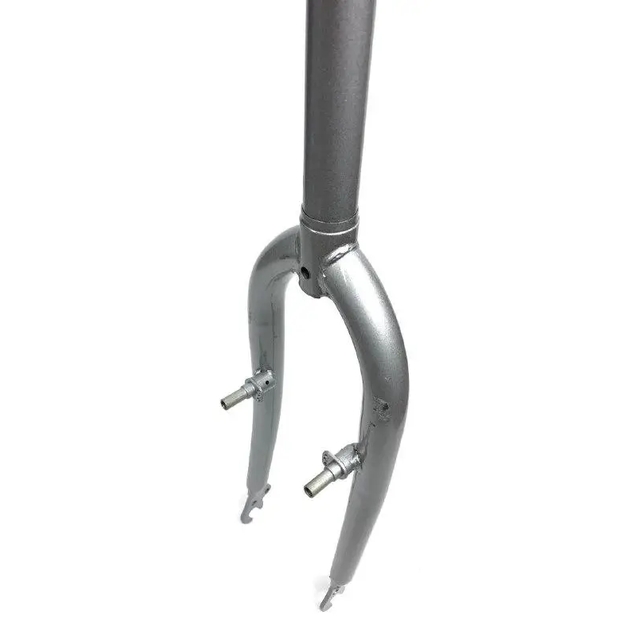 Вилка 20 сталева Ø25.4mm V-brake L-200mm р.з L-95mm сіра фото westvelo.com