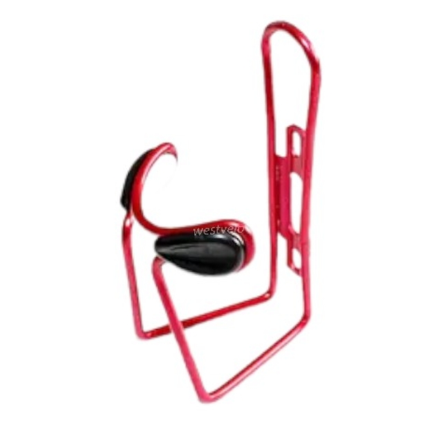 Фляготримач алюміній з пластмасовими вставками червоний фото westvelo.com