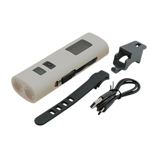 Фара Power bank (Type-C) (3000mAH) Z818-2x3W+COB, туристична, магніт, з (габаритним) аварійним червоним світлом (Бежевий) фото westvelo.com