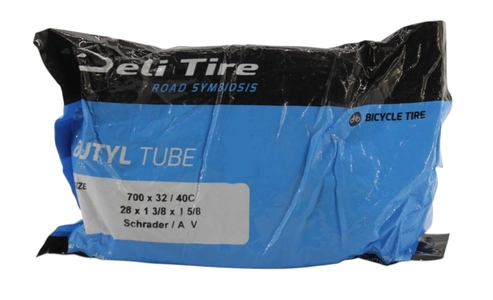 Камера турист 28 короткий ніпель AV 35mm DELI TIRE (32-40)