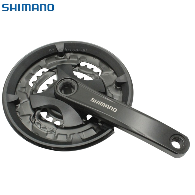 Система шатунів мтв мала SHIMANO FC-МТ 101-2 AL.(22/32/44) L-170мм. з фіксуючим болтом