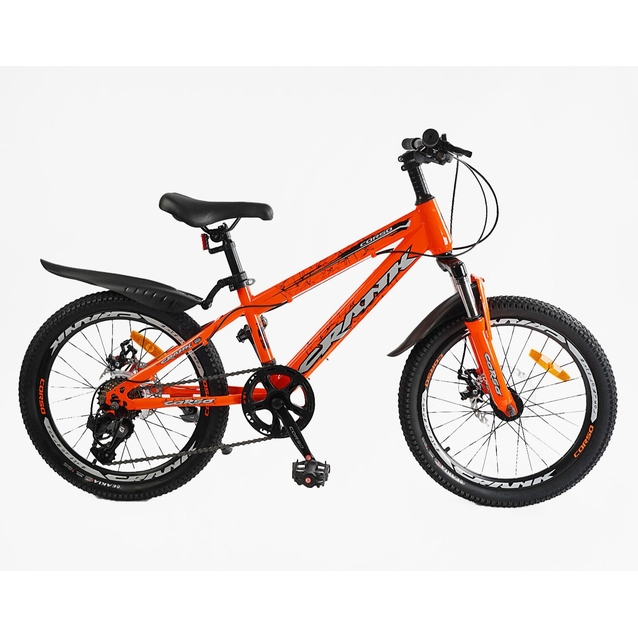 Велосипед 20 ST Corso «CRANK» CR-20734 сталь 11", (к-т LTWOO-A2) помаранчевий фото westvelo.com