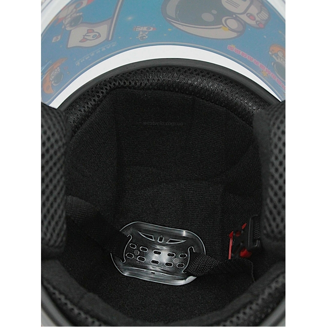 Мото шолом дитячий, відкритий (L) "908", Spider Man, чорний  глянцевий фото westvelo.com