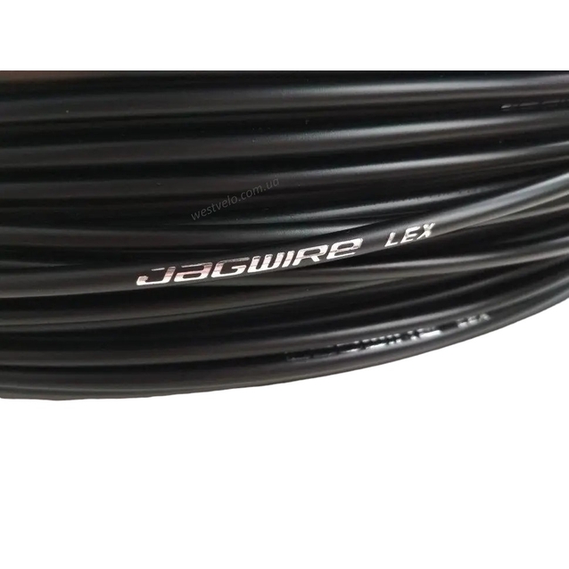 Кожух тросу перемикання передач JAGWIRE. Ø 4mm чорний 50м (бухта) фото westvelo.com