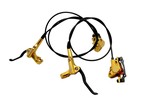 Гідравлічні гальма BLOOKE BL-M620 жовті (L-80mm 160/140)(L140mm 180/160) фото westvelo.com