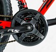 Велосипед 26 AL Corso «SPIDER» SP-26800 алюміній 13", (к-т SHIMANO) чорно-червоний, литі диски фото westvelo.com