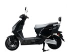 Електроскутер Garow «SOLANO» CR-530690, двигун 2500W, акумулятор 72V 30Ah літій-залізо-фосфатний, чорний, колеса 12/10" фото westvelo.com