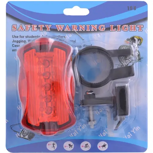 Мигалка зад №198 на батарейках фото westvelo.com