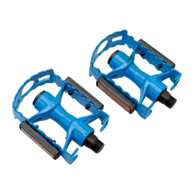 Педалі алюміній №07 сині фото westvelo.com