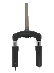 Вилка (10) амортизаційна, під Disk-brake, чорна, для електросамоката