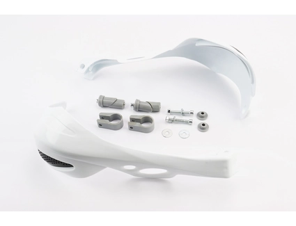 Захист рук на кермо мото, білий (тип1)