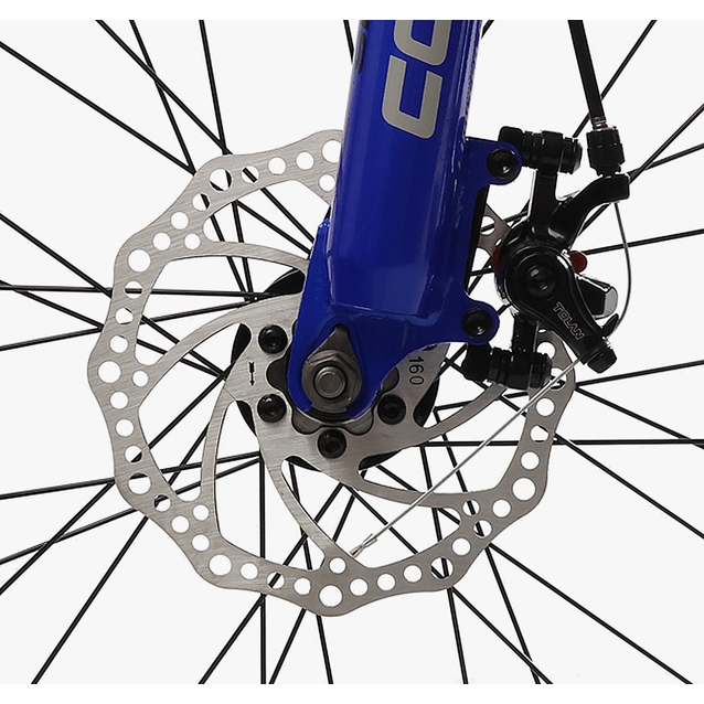 Велосипед 24 AL Corso «SKYLINE» SL-40602 алюміній 11", (к-т SHIMANO) сіро-синій фото westvelo.com