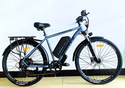 Електровелосипед 29 AL Corso «BRAVE» BR-85320 алюміній 21, двигун 750W, акумулятор 48V20Ah літієвий (к-т SHIMANO) графітовий