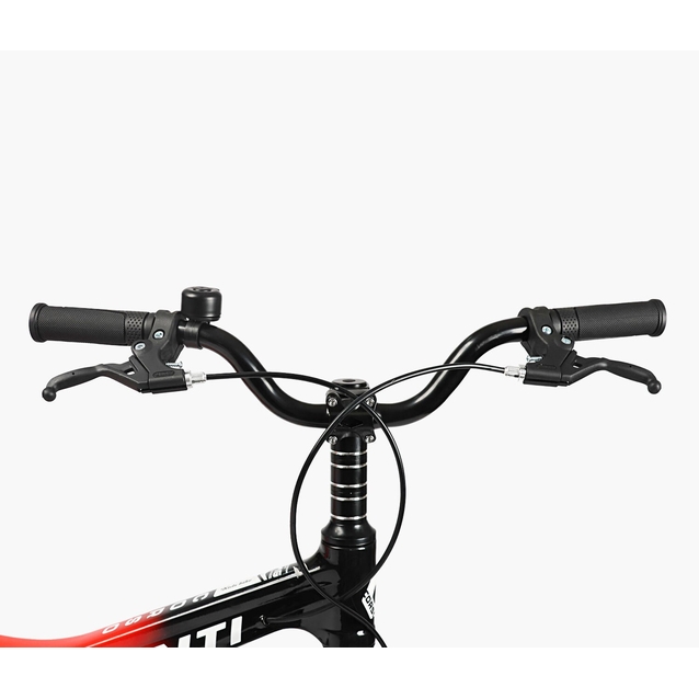 Дитячий велосипед 20 MG Corso «MONTI» MT-20510, магнієва рама, чорно-червоний фото westvelo.com