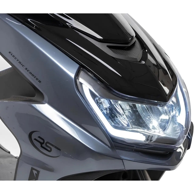 Електроскутер Corso «ATMOS» TS-731147, двигун 2000W, акумулятор 72V/35Ah графеновий, сірий, колеса 10" + 1 ящик. акум фото westvelo.com