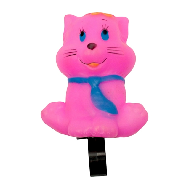 Сигнал дитячий "Котик" гумовий фото westvelo.com