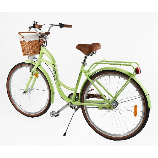Міський велосипед 28 AL Corso «DREAM» DM-28064 алюміній 18", (к-т SHIMANO NEXUS) ПЛАНЕТАРНА втулка салатовий (+к/к/б) фото westvelo.com