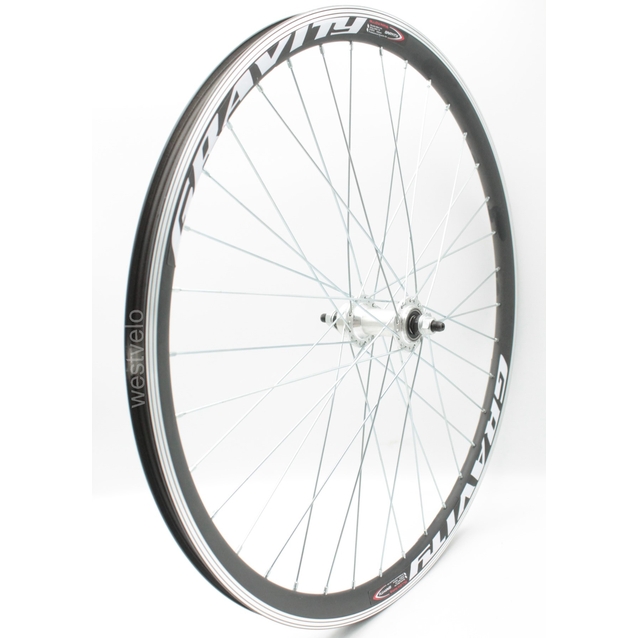 Колесо 28-29 перед, обід 2-ний чорний, втулка AL. на промах, диск різьба (Gravity) фото westvelo.com