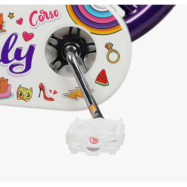 Дитячий велосипед 16 ST Corso «EMILY» ML-64522 фіолетово-рожевий фото westvelo.com