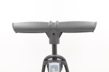 Насос авто сталевий з манометром BEE pump MAN чорний, 2-ний наконечник (AV/FV) фото westvelo.com