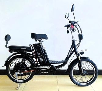 Електровелосипед 20 AL Corso «POWERFULL» FW-76922, алюміній, двигун 700W, акумулятор 48V20Ah літієвий, темно синій