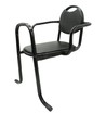 Крісло дитяче метал. на зад. багажник, чорне з м'ягким сидінням (не відкидне) фото westvelo.com