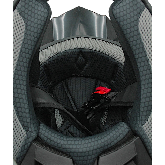 Шолом, закритий крос/ендуро (L) АТV Forsage Rider  029 чорно-жовтий глянець з дашком + окуляри фото westvelo.com