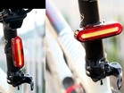 Мигалка зад AQY-096 червоно-синя, з акумулятором, на usb зарядку фото westvelo.com