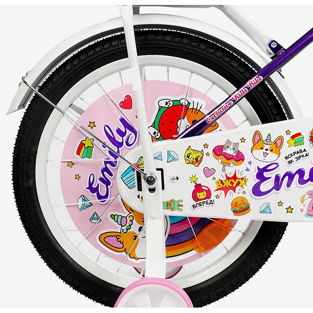 Дитячий велосипед 16 ST Corso «EMILY» ML-64522 фіолетово-рожевий фото westvelo.com