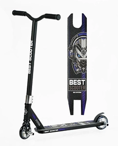 Самокат трюковий Best Scooter BS-18109 + пеги, синій