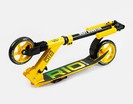 Самокат дитячий 2-х колісний, PU Best Scooter «RIO» 35959 жовтий, Ø145mm, передній амортизатор, AL гальмо фото westvelo.com