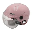 Мото шолом, відкритий (S-M) "DAVID" D316, рожевий глянцевий (ABS) фото westvelo.com