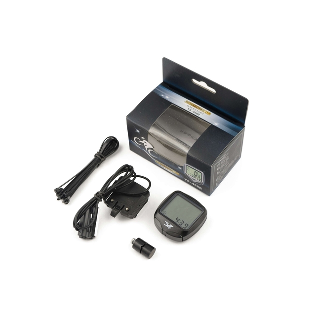 Велокомп'ютер YS-468B (15 functions) сірий фото westvelo.com