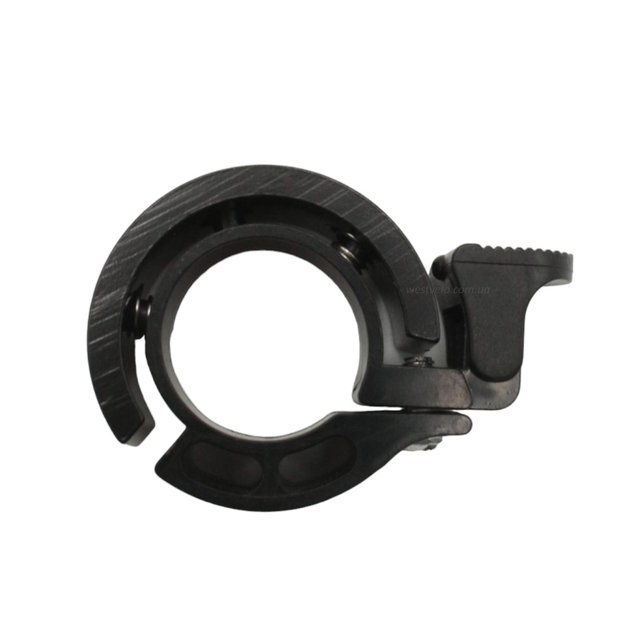 Дзвінок "Кільце" алюміній, чорне фото westvelo.com