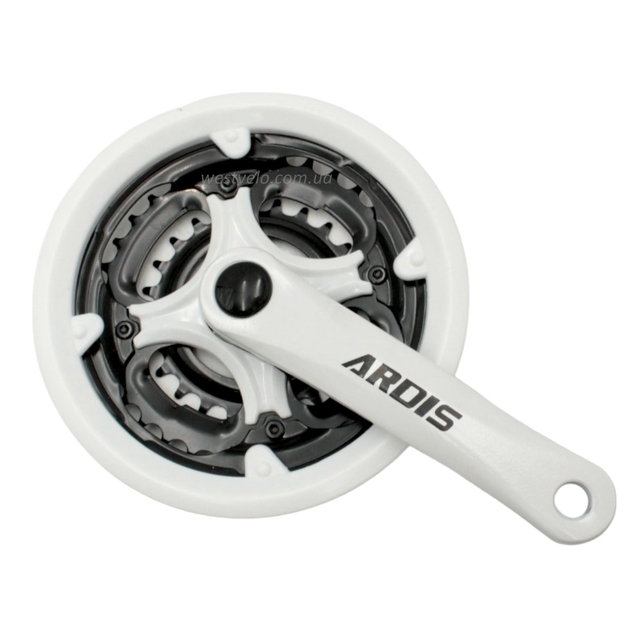 Система шатунів мтв мала ARDIS AL, біла (24/34/42Т) L-152мм. фото westvelo.com