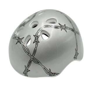 Вело шолом "TK Sport" 598 (55см) сірий, шипи