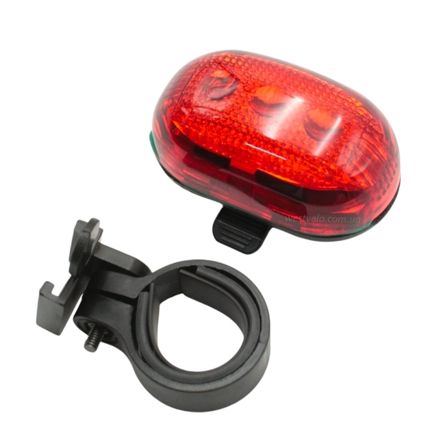 Мигалка на батарейках зад. JING YI, JY-603 (3 LED) фото westvelo.com