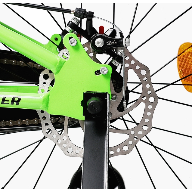 Дитячий велосипед 20 AL Corso «TAYGER»  TG-21708 алюмінієва рама, дискові гальма, салатовий фото westvelo.com