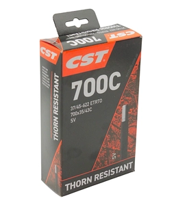 Камера турист 28 короткий ніпель AV 35mm CST (37-45) 'THORN RESISTANT' (антипрокол)