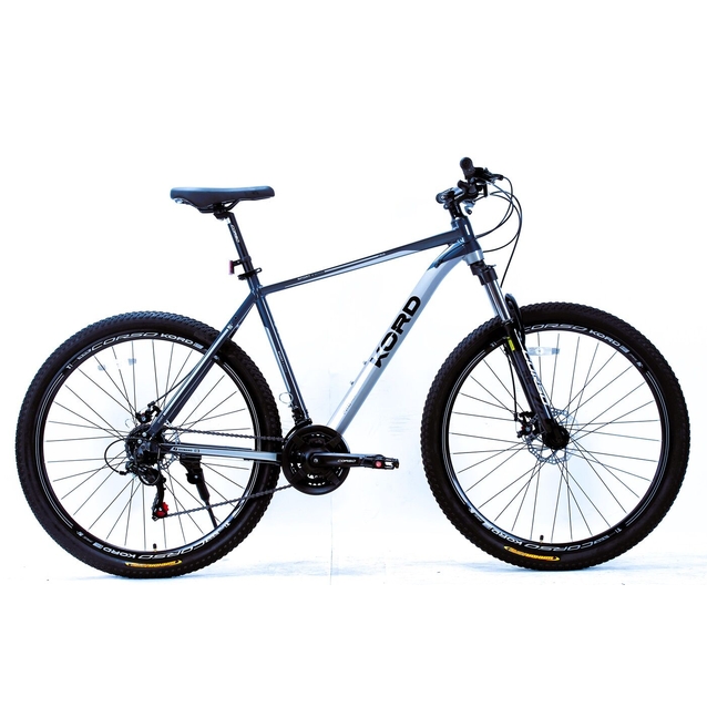 Велосипед 29 AL Corso «KORD» KR-29812 алюміній 21", (к-т SHIMANO) графітово-срібний фото westvelo.com