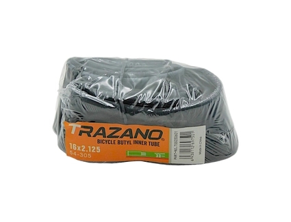 Камера 16 прямий ніпель AV 33 mm TRAZANO (2.125) (54-305)