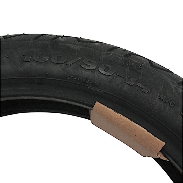 Покришка "14" 100/90-14 Б/К DELI TIRE Індонезія (SC-109R) дорожня TL фото westvelo.com