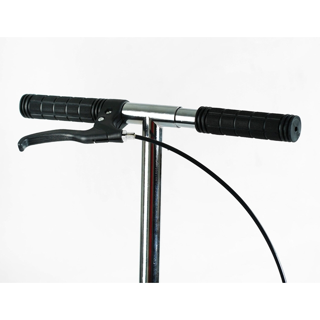 Самокат дитячий 2-х колісний, PU Best Scooter «FLASH» FL-14320 жовтий, Ø200mm, ручне гальмо, 1 амортизатор передній фото westvelo.com