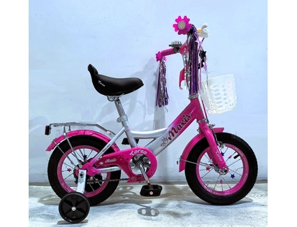 Дитячий велосипед 12 ST Corso «MAXIS» MX-34194 сіро-рожевий