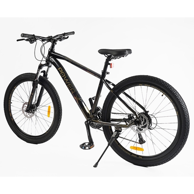 Велосипед 27.5 AL Corso «X-POWER» PW-20097 алюміній 17", (к-т SHIMANO) чорно-бронзовий фото westvelo.com