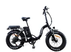 Електрофетбайк 20 AL Corso «COMBO» CM-35628 алюміній складний, двигун 750W, акумулятор 48V 20Ah літієвий, (к-т SHIMANO) чорний + провід фото westvelo.com