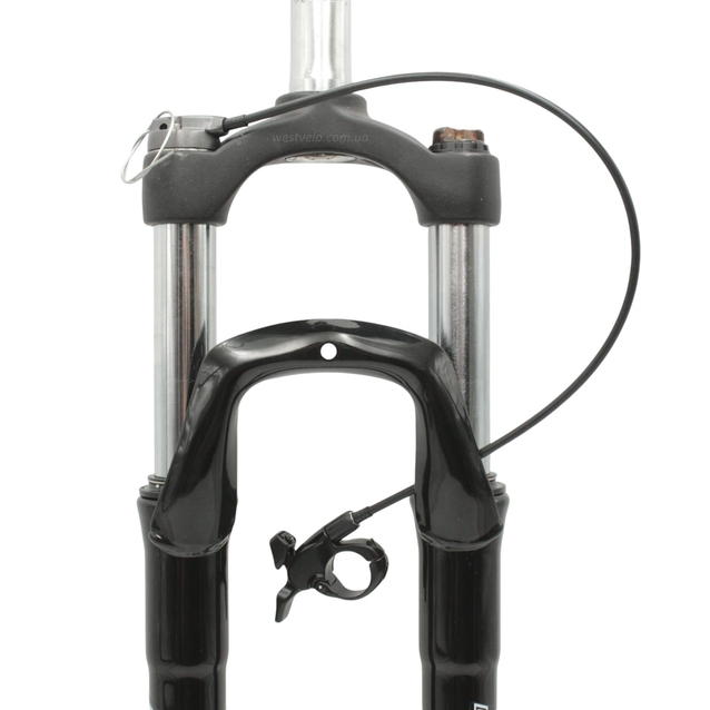 Вилка 26 аморт. безрізьб. Mode N780, RLO AL-ST. Ø28.6мм,+ винос.монет.lockout, під disk, L-255 mm. чорна матова фото westvelo.com