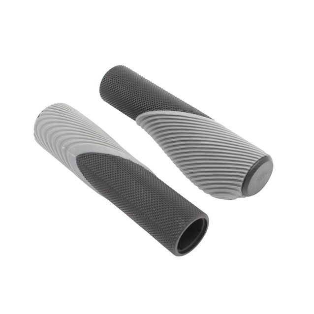 Гріпси ергономічні "CROSSRIDE" CR-G303-1 чорно-сірі фото westvelo.com