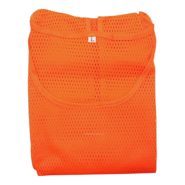 Жилет безпеки світловідбиваюча сітка, L (60*58см) помаранчева фото westvelo.com