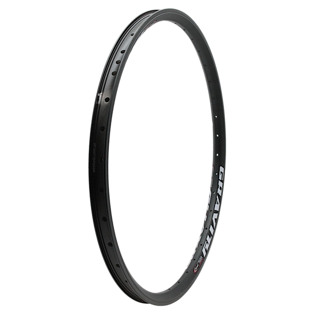 Обід 26 подвійний чорний квадратний GRAVITY ZX (під диск.гальма)(13Gx36H) для електро фото westvelo.com